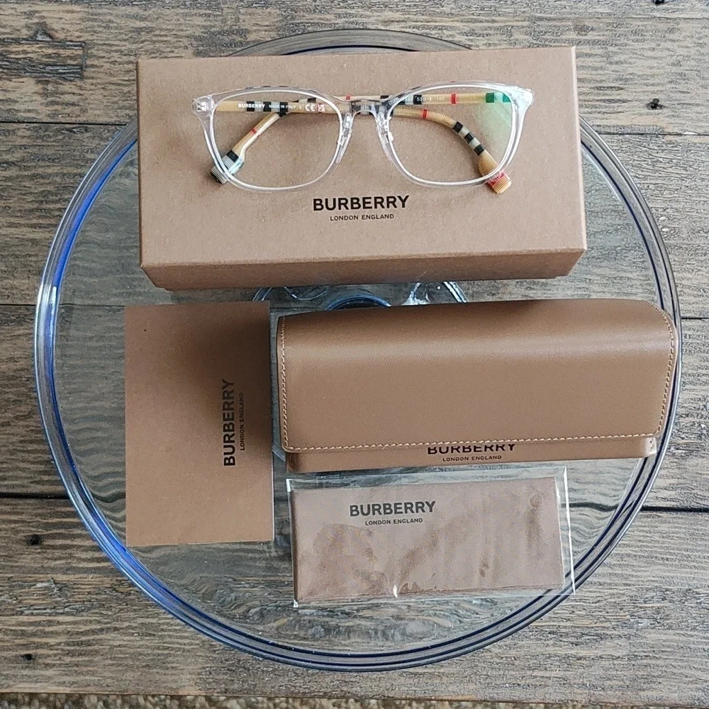 New Burberry Transparent Frame BE2371D